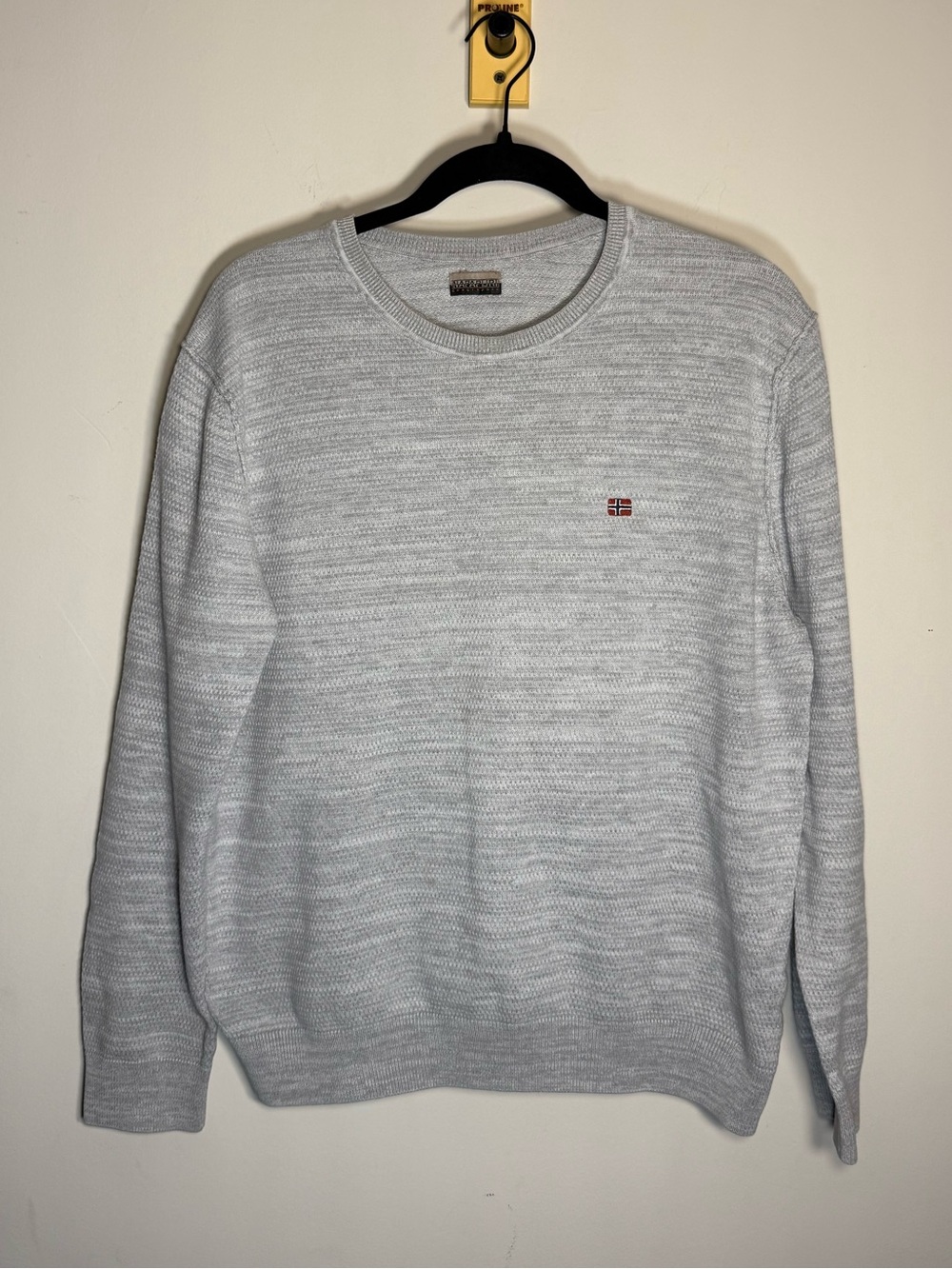 Napapijri Light Gray Crewneck Sweater